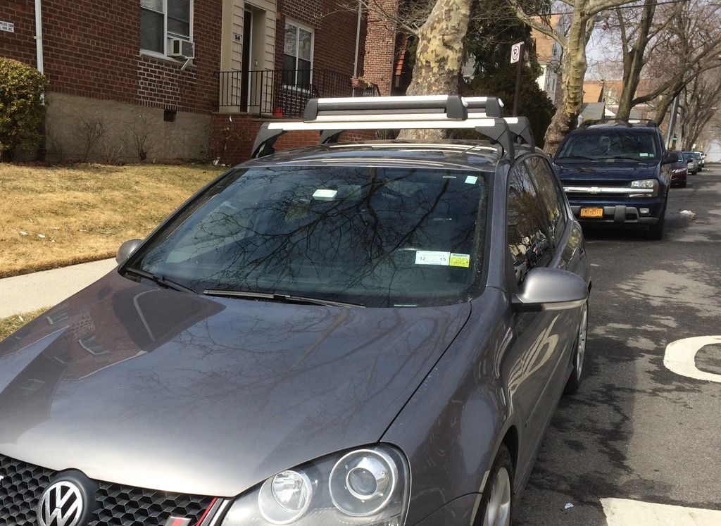 FS MKV OEM Roof Rack + Snowboard attachments VW Vortex Volkswagen